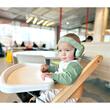 Antiphonischer Kopfhörer für Babys, bietet Gehörschutz ab 0+ Monaten, 2 verstellbare Kopfbänder, SNR 25, grün, SCHALLWERK MINI+ Baby Green