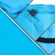 Selbstaufblasende Campingmatratze, Polyester und PU-Schaum, blau, 180x50 cm, Springos