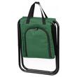 Sedia pieghevole, giardino, campeggio, pesca, con sacco termoisolante, verde, max 150 kg, 32x27x34 cm, Strend Pro