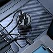 Baseus Autoladegerät-Set Digitalanzeige 140W Schnellladegerät PD, QC3.0, 1x USB, 1xTyp-C, Kabel inklusive Typ-C, 1m Schwarz
