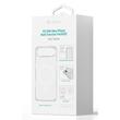 Devia Set 4 in 1 iPhone Air GaN PD 30W Netzwerkladegerät + Magsafe Silikonhülle + Militärglasfolie mit Applikator + Kameraglasfolie