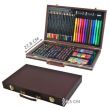  Set pittura e disegno, kit in legno, 81 pezzi