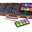  Set pittura e disegno, kit in legno, 81 pezzi