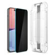 Spigen Glasfolie tR EZ Fit Privacy iPhone 15, 2er-Set, Montageset