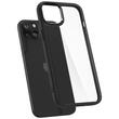 Custodia Spigen Ultra Hybrid per iPhone 15 Plus Nero Opaco
