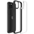 Custodia Spigen Ultra Hybrid per iPhone 15 Plus Nero Opaco