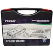 Avviatore per auto multifunzione Foxsur, 12V, 1200A, 39800 mAh, funzione batteria esterna, ricarica wireless 10W, torcia LED, portatile, porta EC-5, 2 porte USB, porta di tipo C