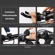 Freno posteriore per bicicletta con allarme antifurto e telecomando senza fili, West Biking, sensore di vibrazione e freno, 12,5 x 5 x 2,7 cm, nero