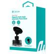 Soporte magnético Devia Ultra1, rotación de 360 ​​grados, fijación con ventosa, negro