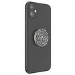 Popsockets Support PopGrip Pflanze Schwarz Leopard Transparent