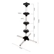 Verticale bandensteun voor 4 wielen met max. 225mm breed