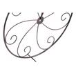 Supporto in metallo per vasi da fiori, Strend Pro, modello bicicletta, 3 supporti, 60x21x42 cm