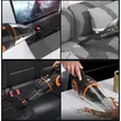 Aspirapolvere per auto ultra potente, potenza di aspirazione 13000Pa, ThiEYE, multifunzione wireless ricaricabile, 16V, batterie integrate 4x2200mAh, motore 120W, filtro in materiale lavabile