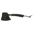 Ascia multifunzionale, manico in paracord, modello Survival, acciaio inossidabile, nero, NEO