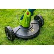 Motosega tagliaerba per taglio erba, elettrica, con 2 ruote, 550 W, 32 cm, Verto