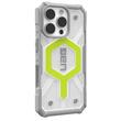 Funda UAG Pathfinder transparente MagSafe para iPhone 16 Pro Active Neon