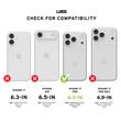 Funda UAG Pathfinder transparente MagSafe para iPhone 17 Pro con brillo neón activo