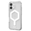 Funda UAG Plyo Magsafe para iPhone 16, color blanco hielo