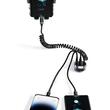 Usams Car Charger Dual USB port and Type-C, Fast Charge Digital Display, PD, 60W, with Type-C cable, Black