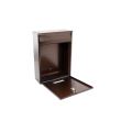 Cassetta postale, rame, formato B5, 22x9x30 cm, Damech