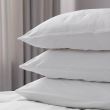Cuscino HappyNest Farm, 50x70 cm, con 50% piumino d&#39;oca, Bianco