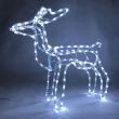 Decorazione natalizia renna 144 LED 230V 59x27,5x64 cm