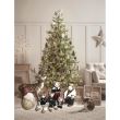 Decorazione natalizia, ceramica, Babbo Natale con cappello rosso, 26x19x42,5 cm