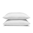 Cuscino HappyNest Farm, 50x70 cm, con 50% piumino d&#39;oca, Bianco
