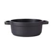 Pentola in alluminio con coperchio, nera, 2,2 L, 20 cm, Verk Group