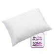 Cuscino HappyNest Extra Farm, con 30% piumino d&#39;oca, 50x70 cm, Bianco