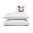 HappyNest Soft Pillow, 50x70 cm, con 30% piumino d&#39;oca, Bianco