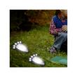 Solar garden lamp, Verk Group, animal footprint model, AA, 1.2 V, set of 4, 9x12 cm