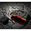 Freno posteriore bicicletta, 42 LED, 6 modalità di illuminazione e telecomando wireless, vestibilità universale inclusa MTB, portacanna, ricarica USB, autonomia batteria 40 ore, plastica ABS, resistente all'acqua, 11 x 4,8 x 2,9 cm, West Biking, nero
