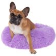 Cuccia morbida per cani/gatti, viola, 90 cm