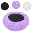 Cuccia morbida per cani/gatti, viola, 90 cm