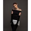 Urban Vanilla, Bolso tipo sobre de piel con aspecto metálico CIOCO, Plata