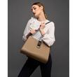 Borsa in pelle con tracolla regolabile MASHA Beige