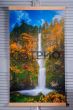 Panou radiant electric decorativ TRIO, incalzire cu infrarosu 430W,  model Waterfall, 100 x 57 cm