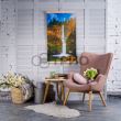 Panou radiant electric decorativ TRIO, incalzire cu infrarosu 430W,  model Waterfall, 100 x 57 cm