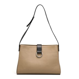 Borsa in pelle con tracolla regolabile MASHA Beige
