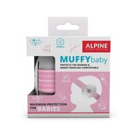 Cuffie antirumore per neonati, offre protezione dell&#39;udito, SNR 23, rosa, ALPINE Muffy Baby Pink ALP24951
