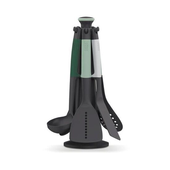 Joseph&Joseph Elevate™ Set 6 Ustensiles de cuisine Carousel Vert