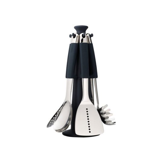 Set de 6 Ustensiles de Cuisine avec Support Inox - Joseph&Joseph