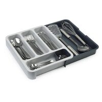 Organizer estensibile per posate grigie - Joseph&amp;Joseph
