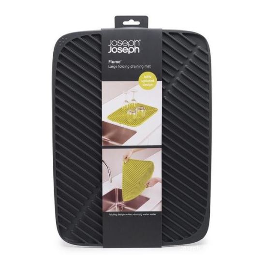 Scurgator Mare Pentru Pahare Gri H0.95 x W43.5 x D31.5cm - Joseph Joseph