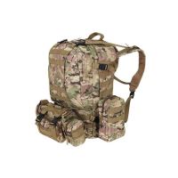 Cartella/zaino tattico, con 3 scomparti rimovibili, poliestere 600D, 45 L, 50x16x60 cm, Isotrade
