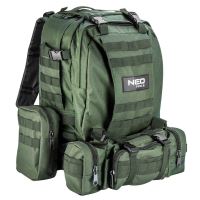 Borsa/zaino turistico, 4 in 1, modello Survival, verde scuro, NEO