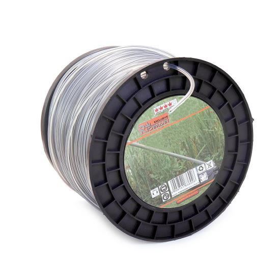 Reservedraad maaien, trimmer, DUO, stertype, 2,7 mm x 257 m, Richmann Exclusive