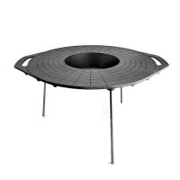 Disco grill, ghisa, tipo grill, con gambe, 52 cm, Mixed Barbeque