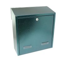 Cassetta postale, verde, formato C4, 37,5x17,5x40 cm, Damech
